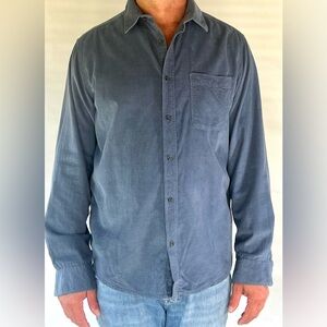 Blue Button-Up Shirt